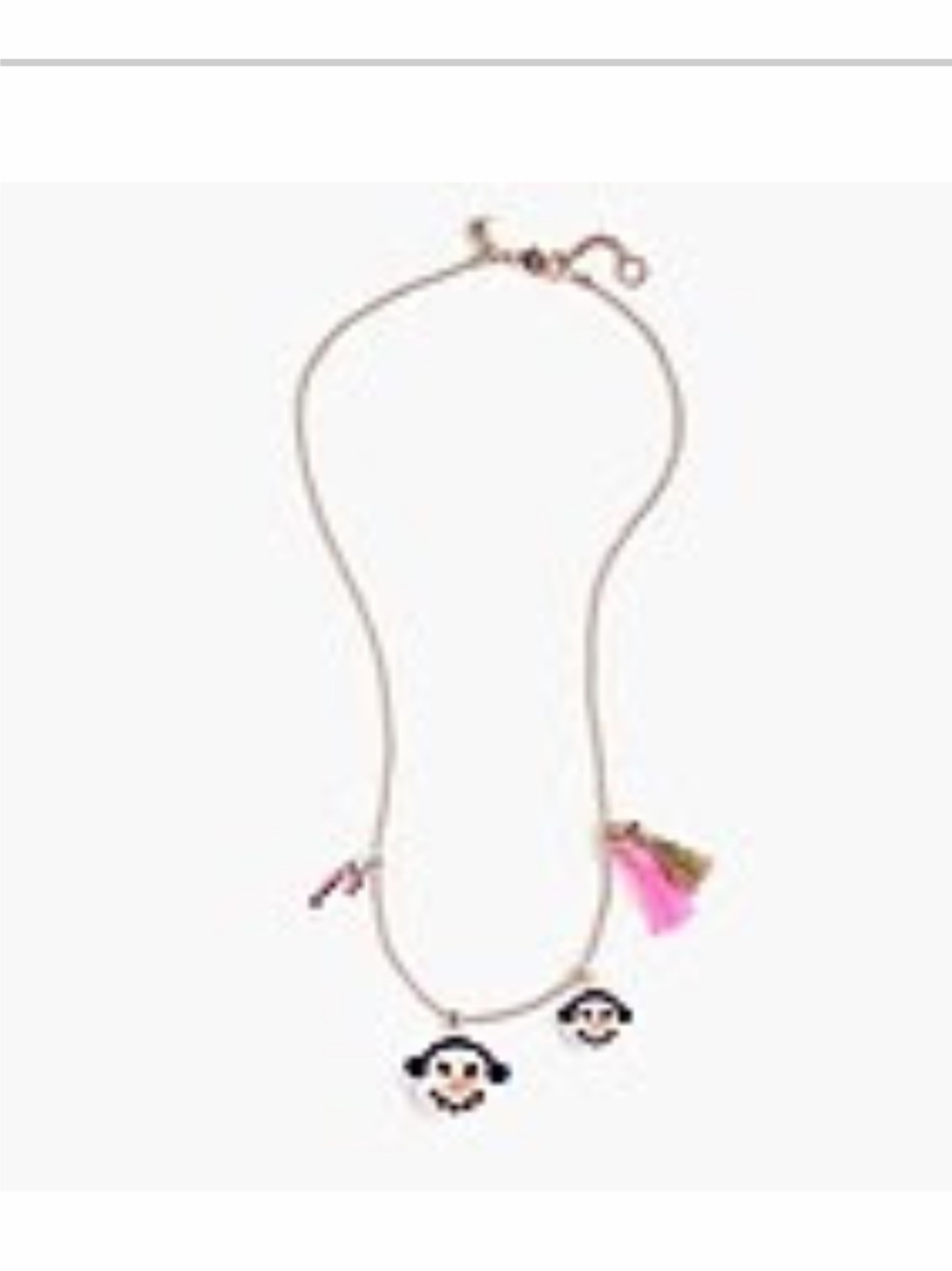 Crewcuts snowman holiday necklace